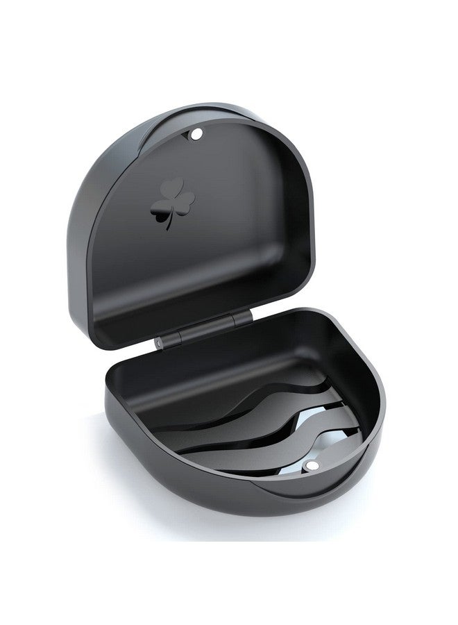 ARGOMAX Aligner Case Retainer Case Braces Box 1 Piece Orthodontic Box Black. - Image 1