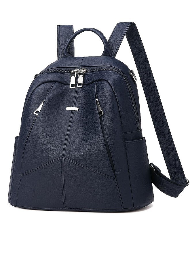 MUCHOVA Casual Women Backpack Premium Stylish Bag for Girls Lightweight Travel Backpack for Ladies Laptop College Bags (Blue) - Image 1