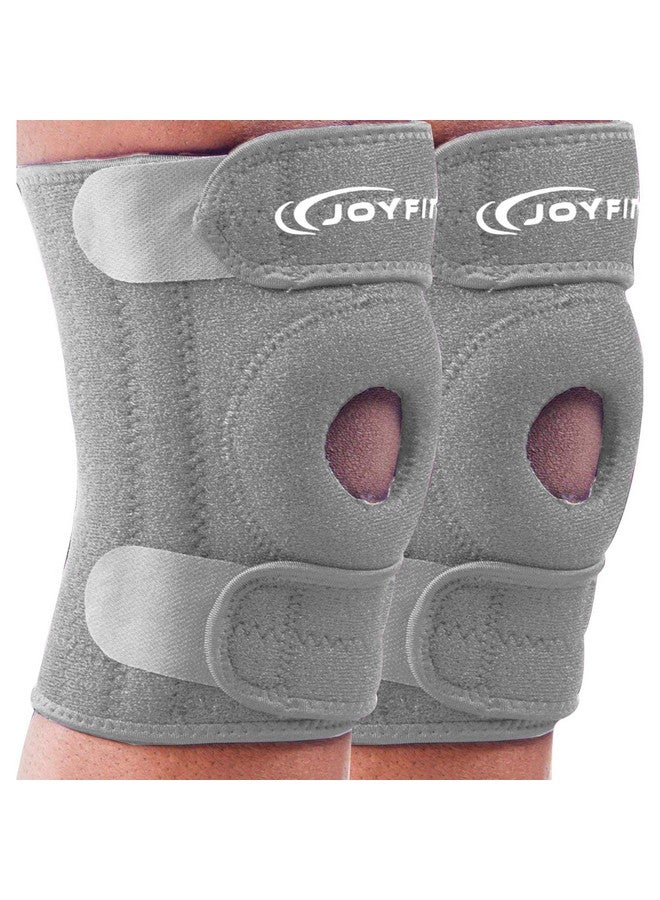 JoyFit JoyFit Knee Cap - Knee Support with Anti Slip Design, Dual Side Stabilizers & Adjustable Neoprene Knee Brace for Arthritis, Pain Relief, Sports Activities Gym Workouts For Men & Women (Pair) - Image 1