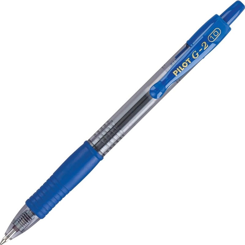 Pilot G2 Premium Gel Roller Pen, Retractable and Refillable, Bold Point 1 mm, Blue Ink, 36 Count - Image 4