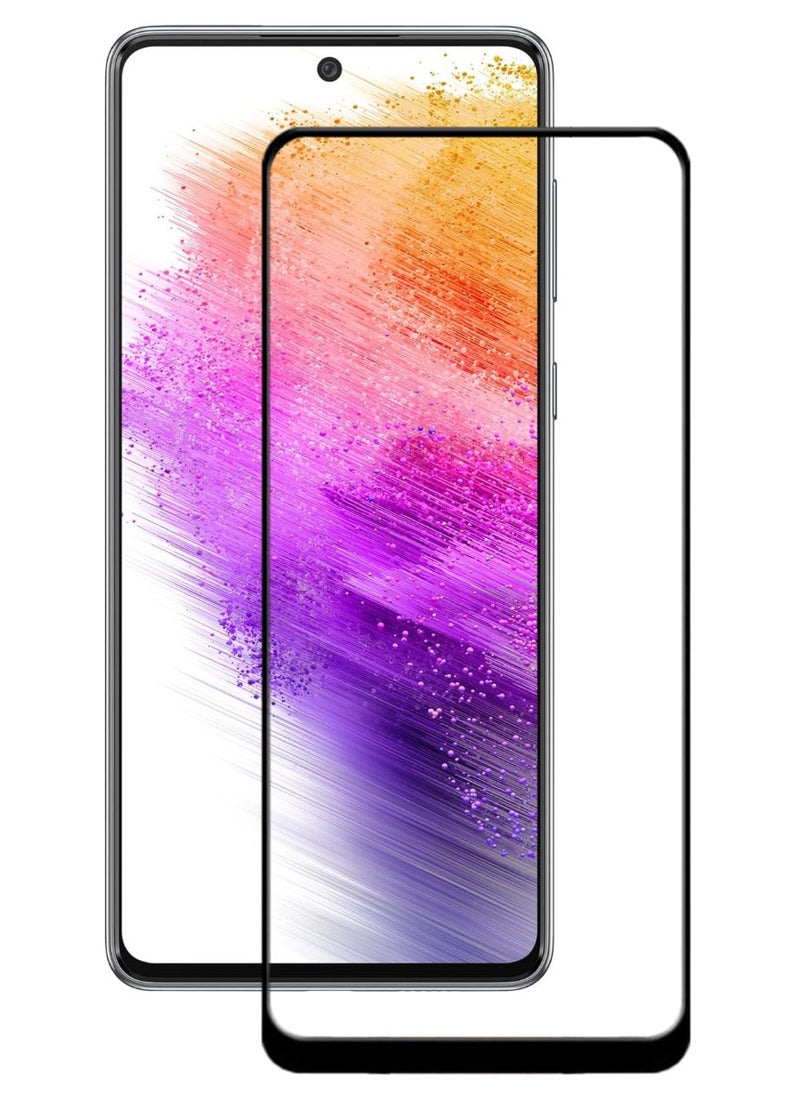 ACLIX Antistatic ESD Dustproof Premium Quality High Definition Tempered Glass Screen Protector Designed For Samsung Galaxy A73 5G - Image 1