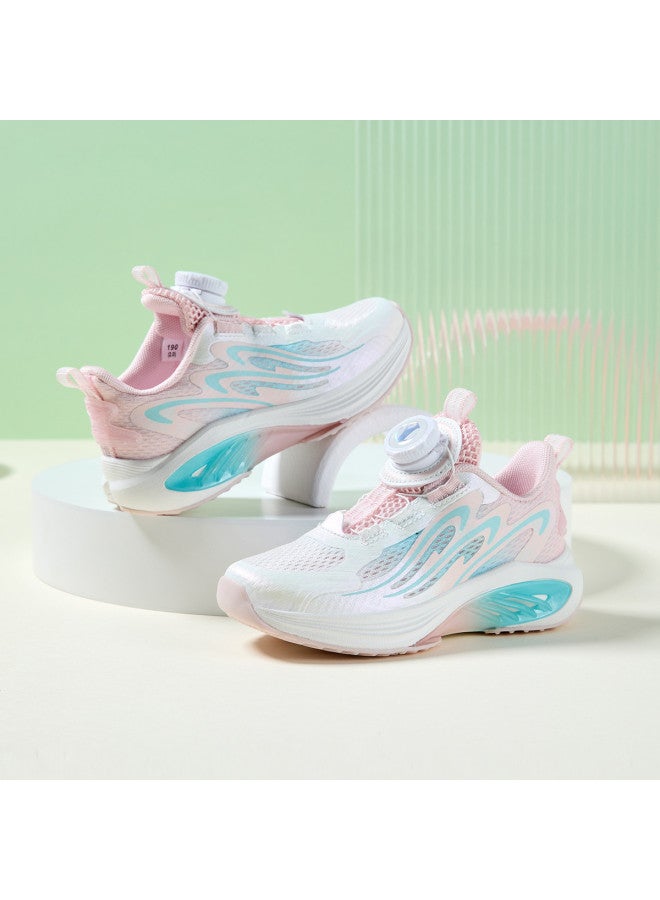 Bumblebee Rotating Buckle Kids Sneakers - New Summer Mesh Breathable Lightweight Casual Running Shoes For Girls & Big Kids - Image 5