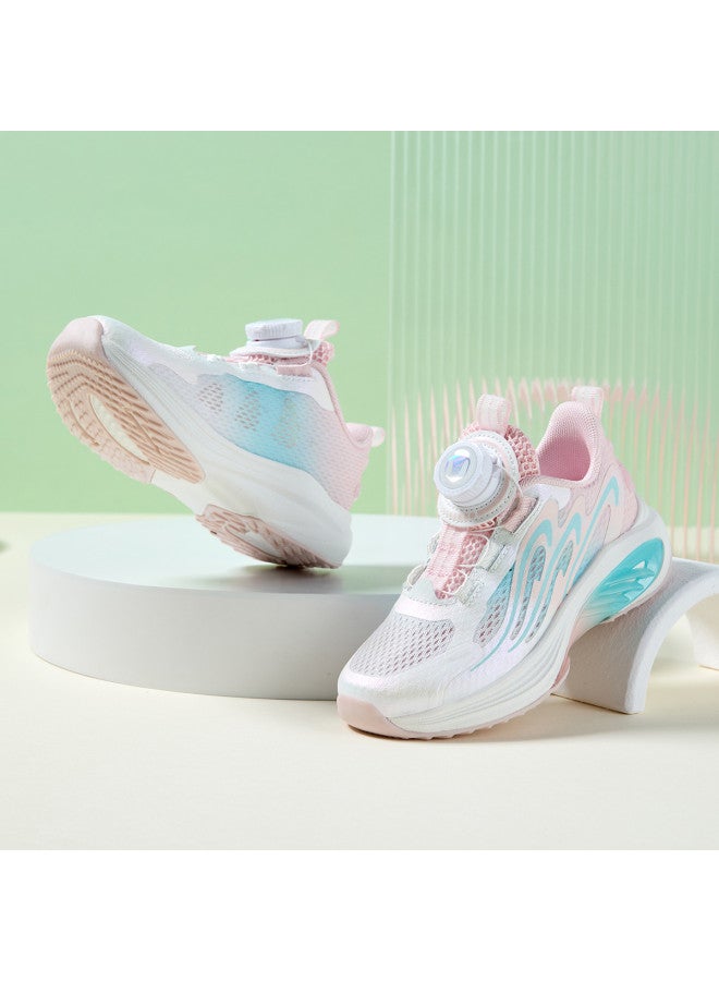 Bumblebee Rotating Buckle Kids Sneakers - New Summer Mesh Breathable Lightweight Casual Running Shoes For Girls & Big Kids - Image 4