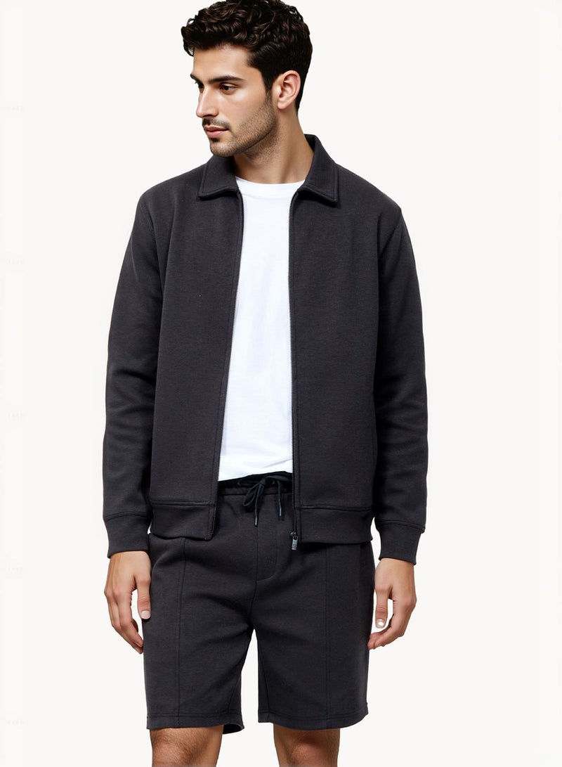 French Connection Stretch Sweat Jog Shorts - Image 1