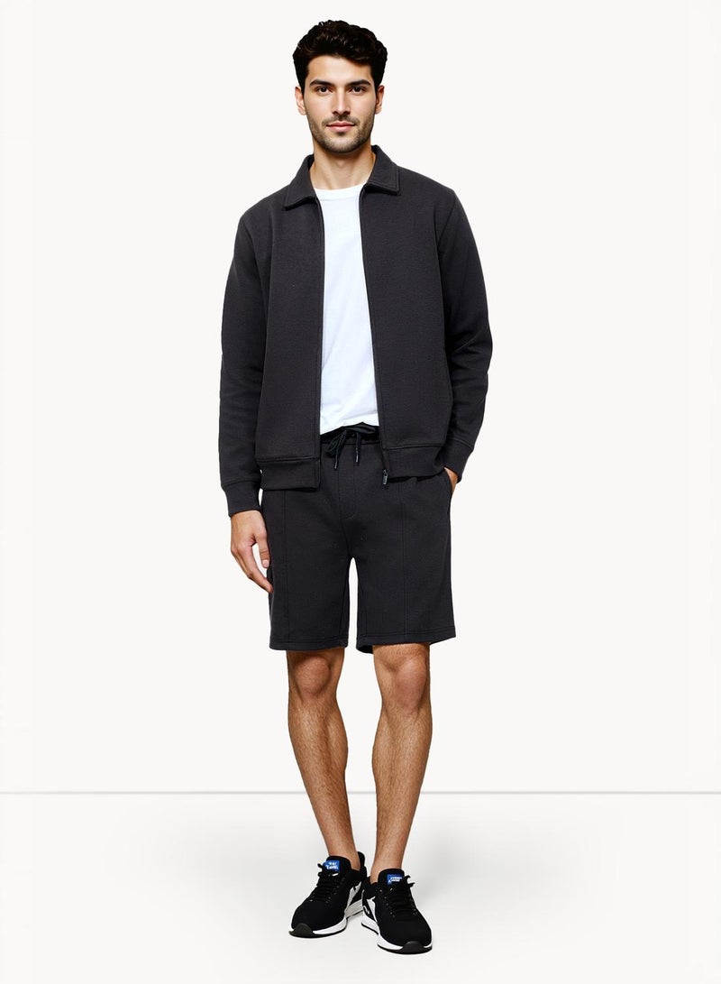 French Connection Stretch Sweat Jog Shorts - Image 3