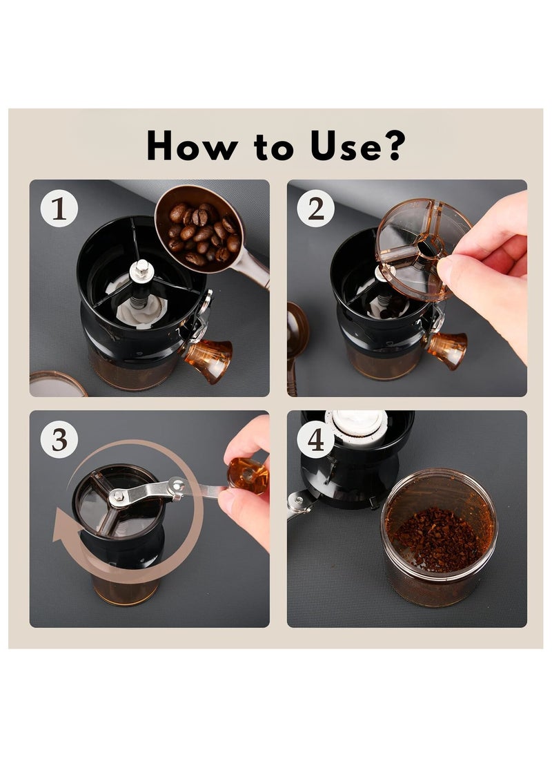 Prime Perks® | V60 Pour Over Coffee Set - Portable Coffee Kit with V60 Kettle, Digital Scale, Double Walled Mug, Glass Server, Manual Grinder, Glass Dipper, 100 Paper Filters & Coffee Scoop