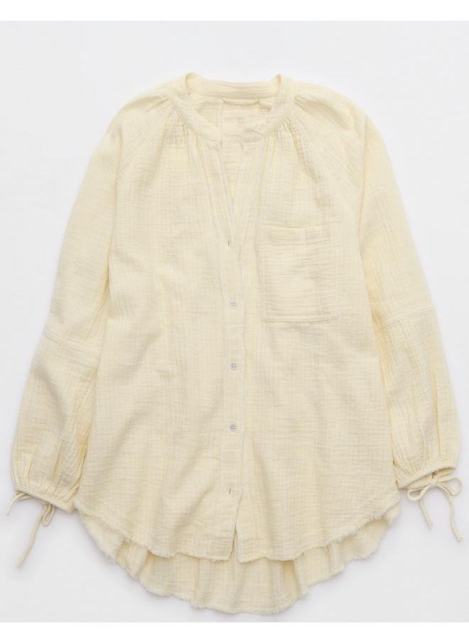 Aerie - Aerie Daybreak Cover Up Shirt - Image 1