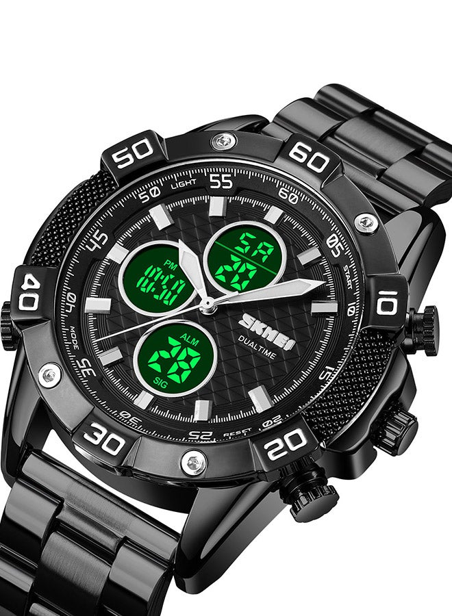 Men's Fashion Sports Quartz Dual Display Digital  Waterproof Watch 1838 - Image 4