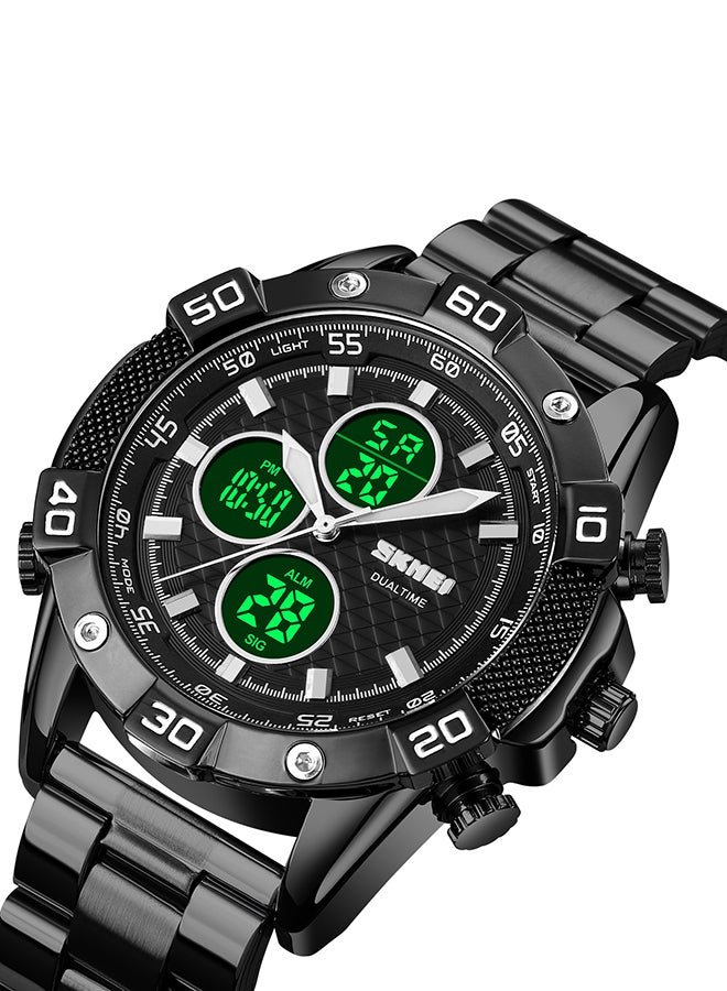 Men's Fashion Sports Quartz Dual Display Digital  Waterproof Watch 1838 - Image 3