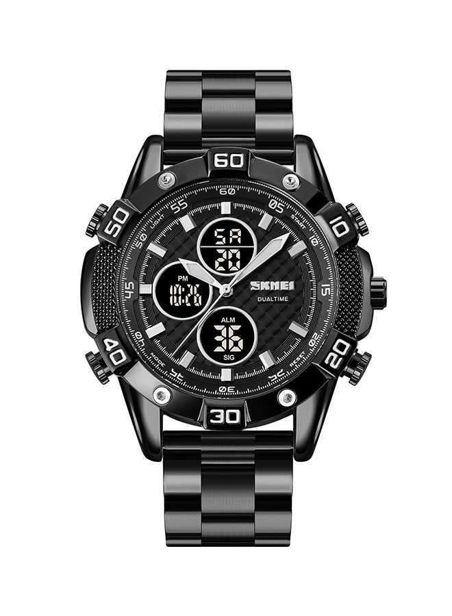 Men's Fashion Sports Quartz Dual Display Digital  Waterproof Watch 1838 - Image 1