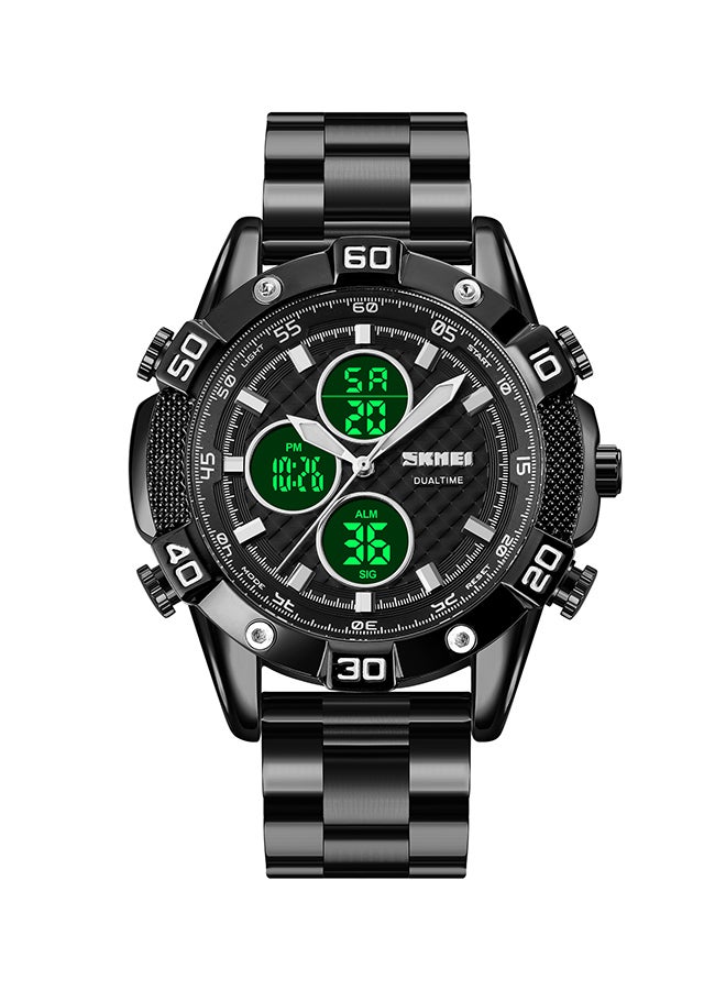 Men's Fashion Sports Quartz Dual Display Digital  Waterproof Watch 1838 - Image 2