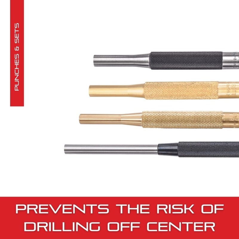 Starrett 819 Hinge-Locating Automatic Center Punch with Adjustable Stroke - 5" Length, 5/8" Diameter - Image 4
