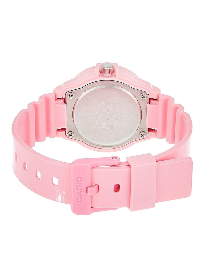 CASIO Women's Quartz Analog Watch LRW-200H-4B2VDF - 34 mm - Pink - Image 2