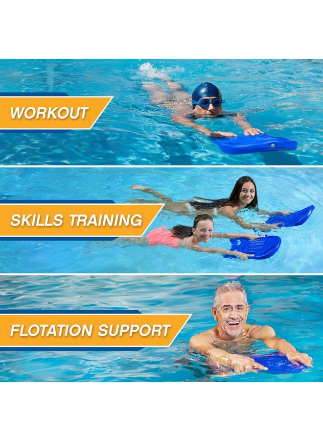 Poolmaster 50509 Advanced Kickboard Swim Trainer and Swim Aid, Small, Blue - Image 2