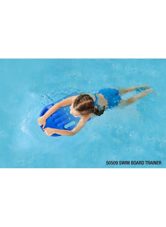 Poolmaster 50509 Advanced Kickboard Swim Trainer and Swim Aid, Small, Blue - Image 4