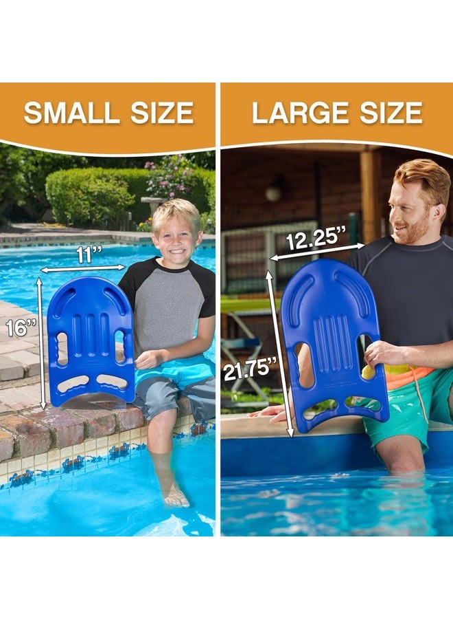 Poolmaster 50509 Advanced Kickboard Swim Trainer and Swim Aid, Small, Blue - Image 3