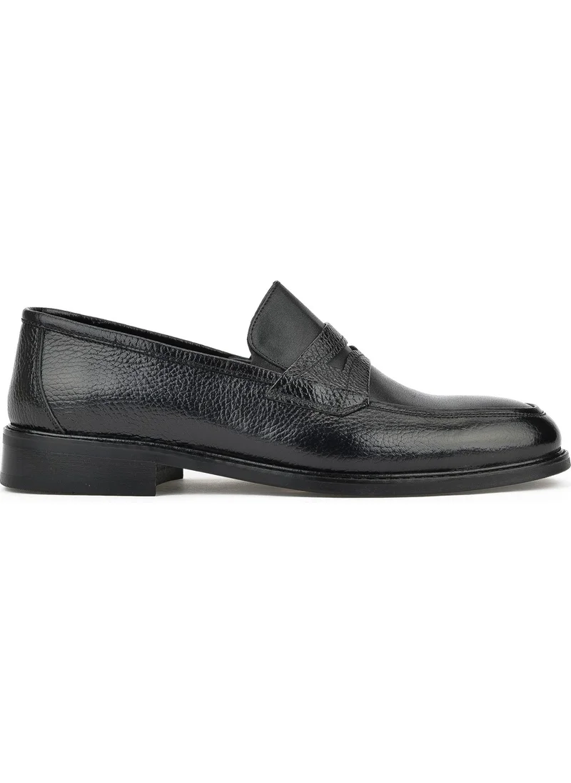 Ziya , Men's Leather Classic Shoes 1511027Z468 Black