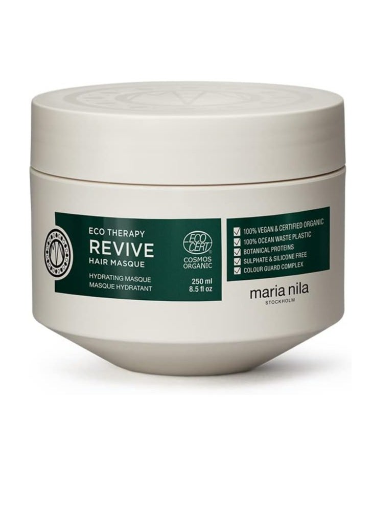 Maria Nila Therapy Revive Masque 250 ml  A Repairing Effect that Reduces Dry and frizzy Hair 100 Vegan Sulfate free and Paraben free  - Image 1