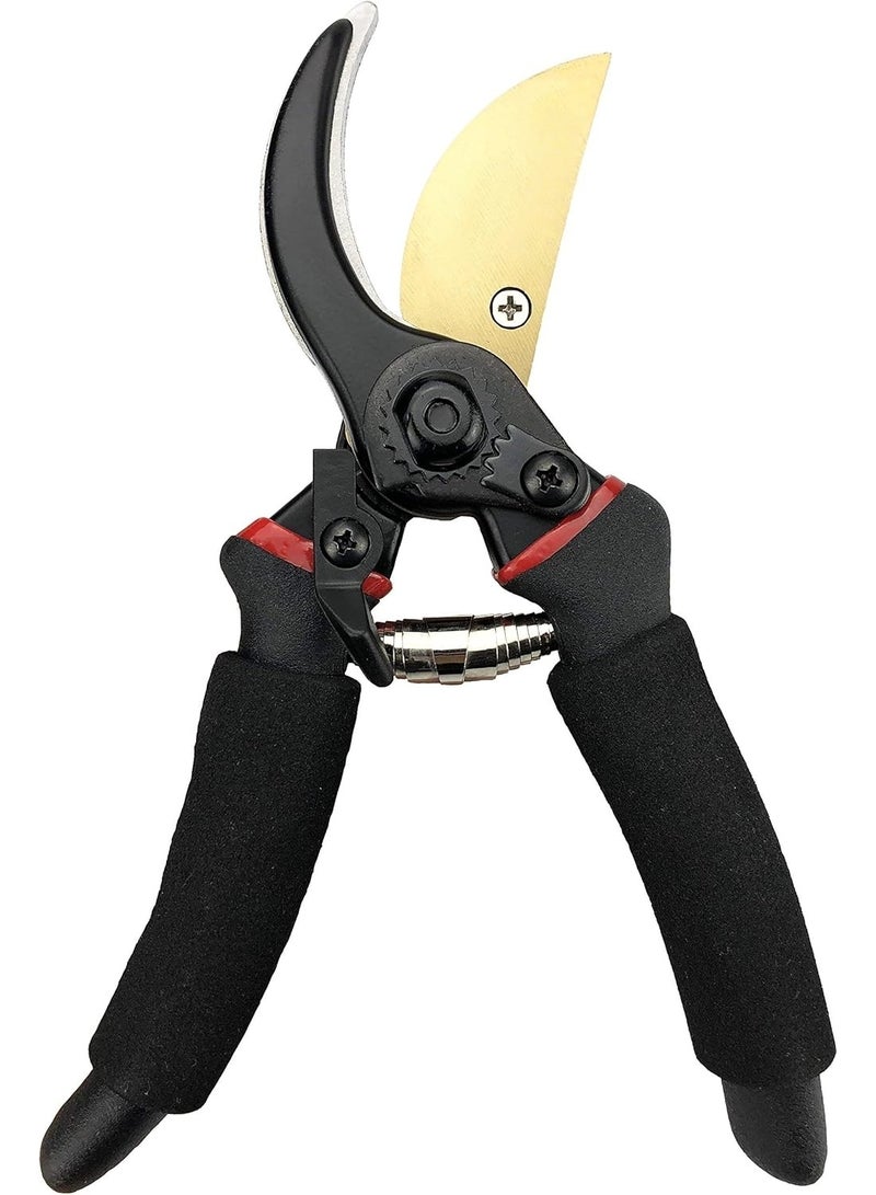 Soofam Professional Premium Titanium Bypass Pruning Shears, Hand Pruners, Garden Clippers - Image 2