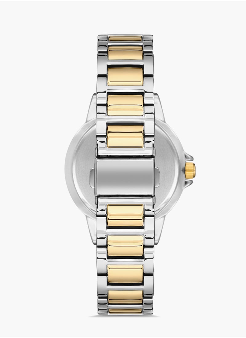 OMAX - Omax Women's Luxury Wrist Watch, Watches for Women, Stainless Watches, Steel Band, White Scratchless Round Dial, Waterproof Watch, 1 Year Warranty - Image 1