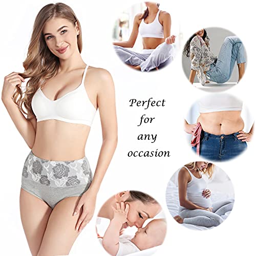Kinyanco High Waist Tummy Control Panties for Women , Cotton Underwear No Muffin Top Shapewear Brief Panties - Image 5
