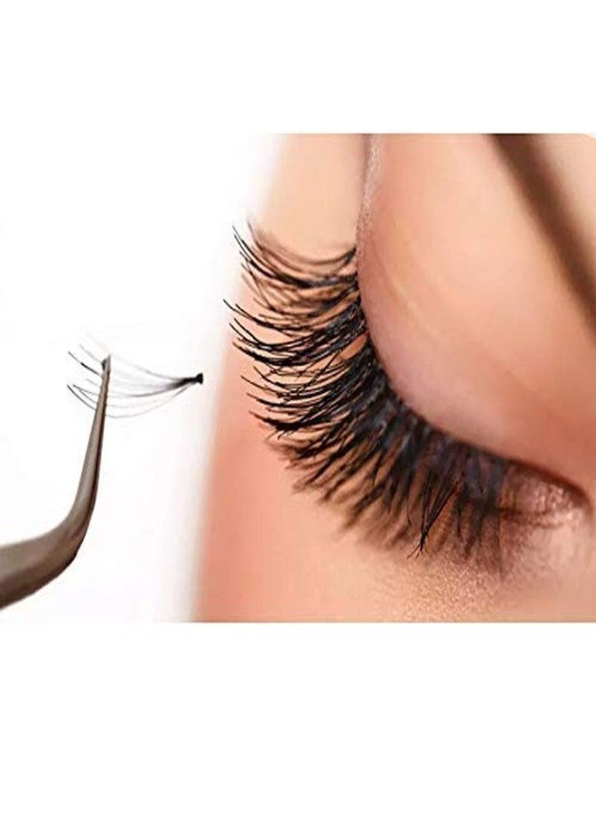 Digital Shoppy Natural Long Individual Flare Cluster False Eyelashes 10D Mink Eyelash Extension - 60 bundles/box (D, 10mm) - Image 2