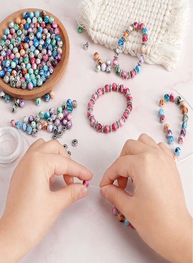 DIY Crafts 5 Sets, Mix, 1 Set Contain 50X Jump Ring 10X Earring Hook 5X Tibetan Charms 5X Multi Charm 10X Space Acrylic Bead 1X Crystal String 25X Bead Bracelet Necklace Jewel (5 Sets, Mix) - Image 5