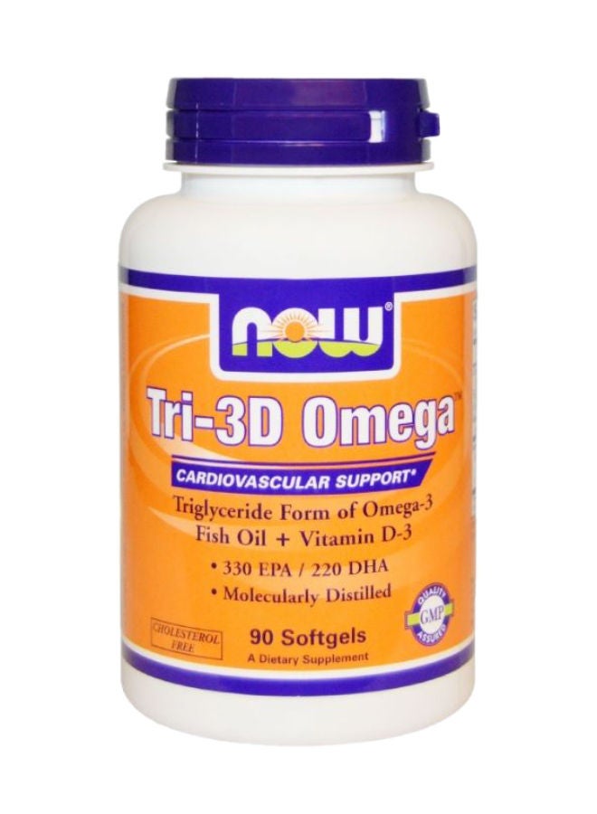 now Tri-3D Omega Softgels 90's - Image 1