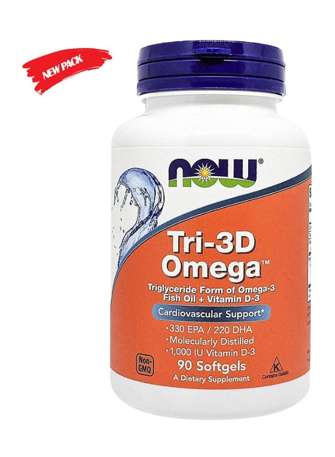 now Tri-3D Omega Softgels 90's - Image 2