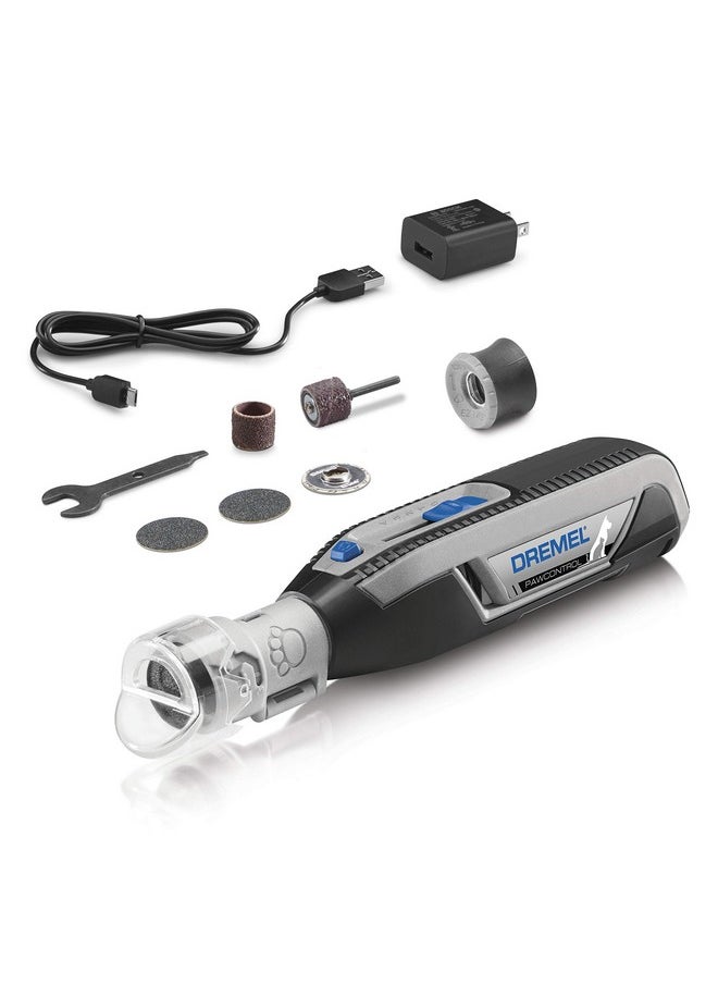 درمل Dremel PawControl 7760-PGK مبرد أظافر الكلاب وقصها - مجموعة أدوات العناية بالحيوانات الأليفة اللاسلكية والقابلة لإعادة الشحن - آمنة وإنسانية للكلاب والقطط والحيوانات الصغيرة  - Image 1