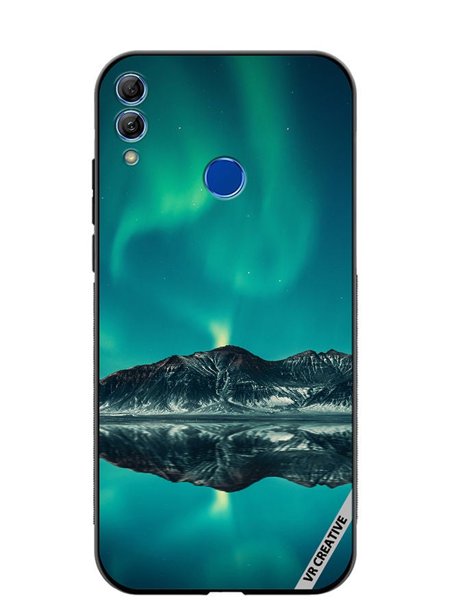 Protective Case Cover For Honor 10 Lite Aurora Design Multicolour