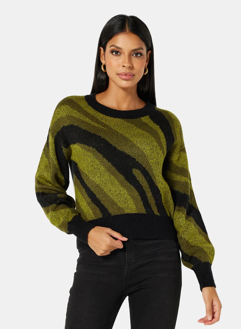 Jacqueline de Yong Knit Relaxed Fit Pullover