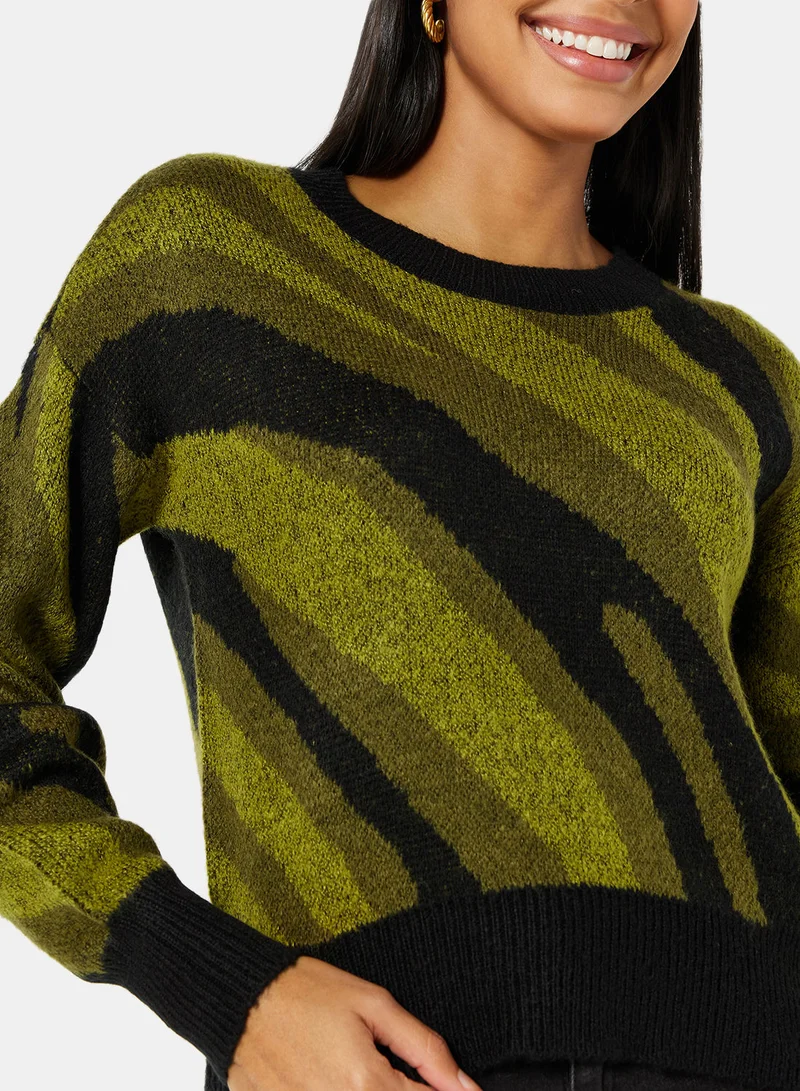 Jacqueline de Yong Knit Relaxed Fit Pullover
