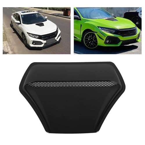 Cryfokt Car Hood Air Vent Cover forLancer X EVO 10, Heat Bonnet Air Outlet Trim, Improved Performance, Universal Air Intake Grille Inlet Trim Decor Cover (Glossy - Image 5