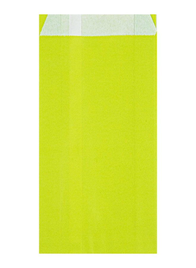 Restaurantware Bag Tek 4.3 x 1.6 x 6.3 Inch Paper Bags For Snacks 100 Durable French Fry Bags - Disposable Greaseproof Paper Green Snack Bags For Popcorn Cookies Or Fries - Image 4