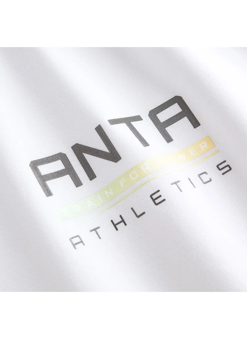 Anta White Cross Training Short Sleeve T-Shirt for Men | Best Price UAE