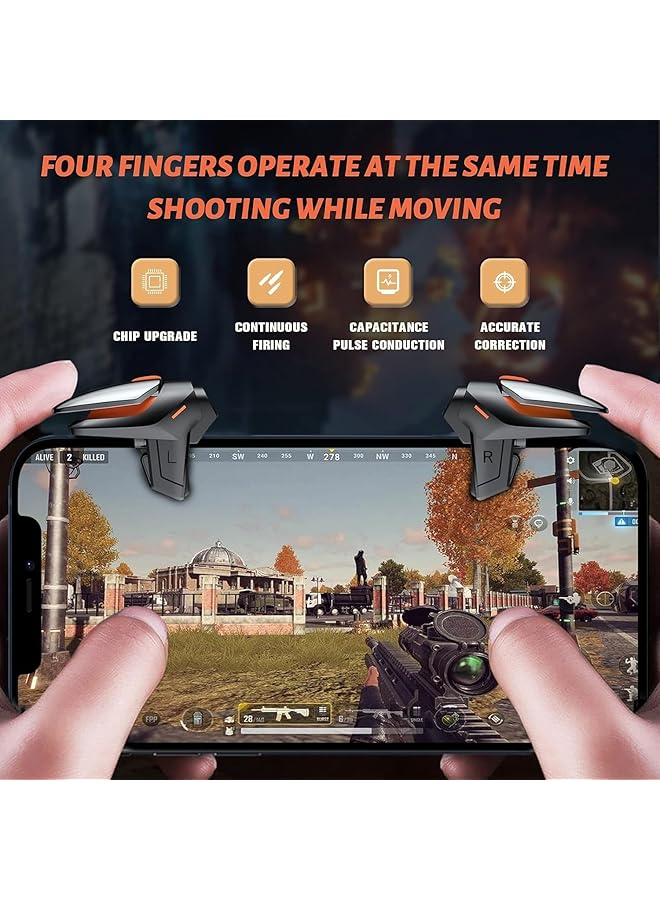1 Pair Pubg Game Controller Trigger New Version Smart Phone Game Controller Gamepad Large Thickness Sensitive Aim & Shoot Pubg Triggers For Ios/Android - Image 2