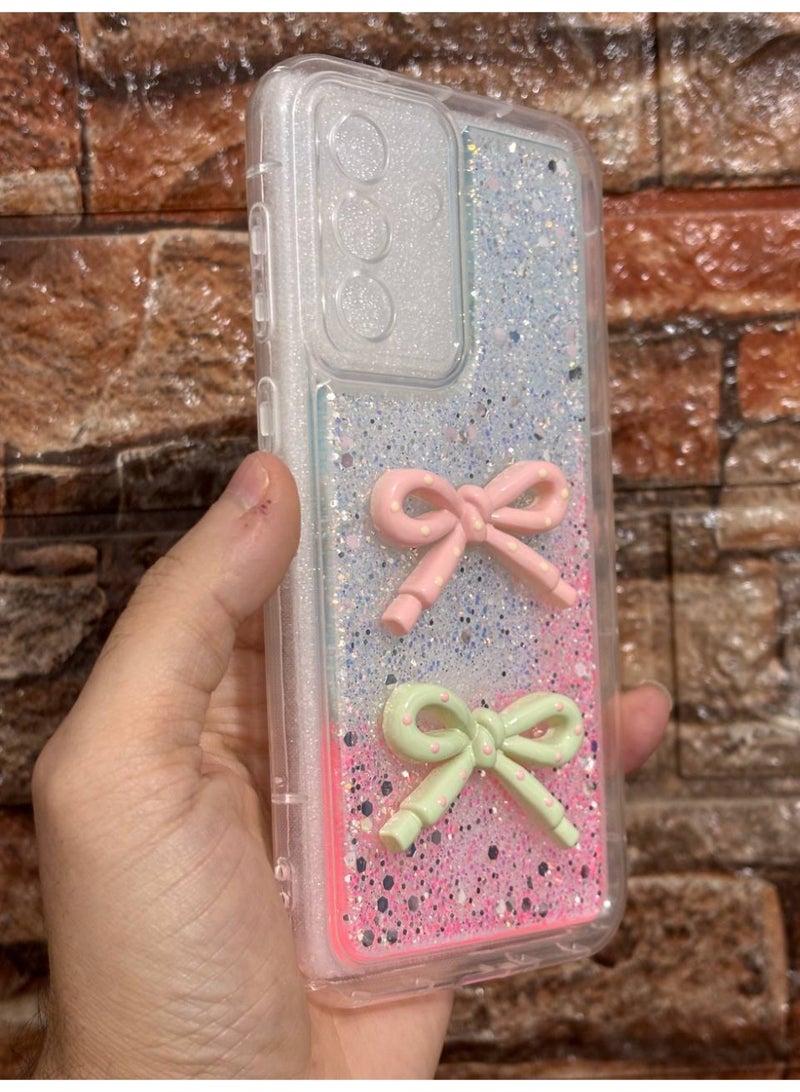 Back cover with a bow, compatible with the phone Samsung A56 - Image 2