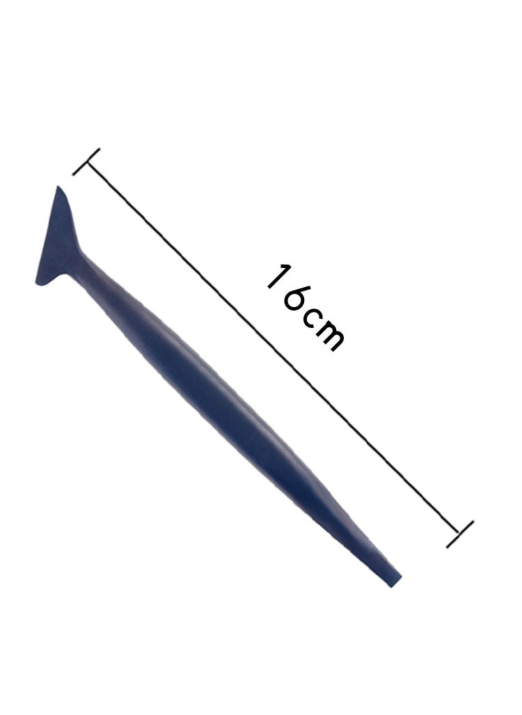 Generic Color-changing film edge scraper with magnetic plug edge small scraper car tool suit gap treatment edge closing 7-piece set Blue edging strip-soft [softer]] 