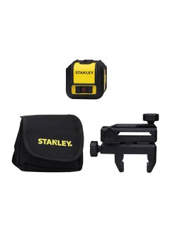 Stanley Cross Line Cubix Laser Level Red Beam Range 12M Level 4 Degree Waterproof And Dustproof 1/4 Inchesthread Automatic Compensator Lock Yellow/Black Stht77498 1 2 Year  - Image 1