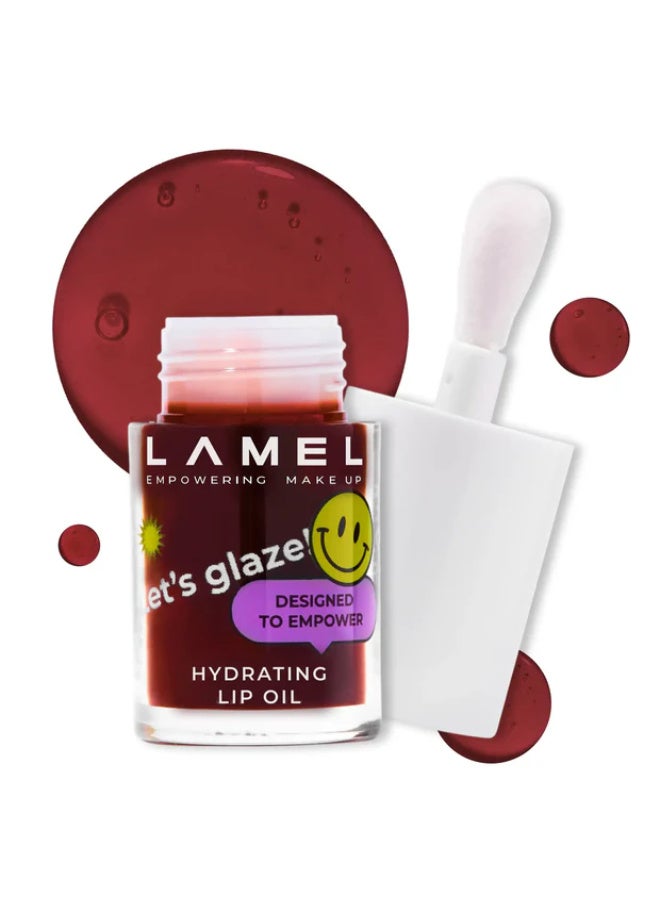 لاميل LET`S GLAZE Moisturizing lip oil №404 Chocolate Cookies - Image 1