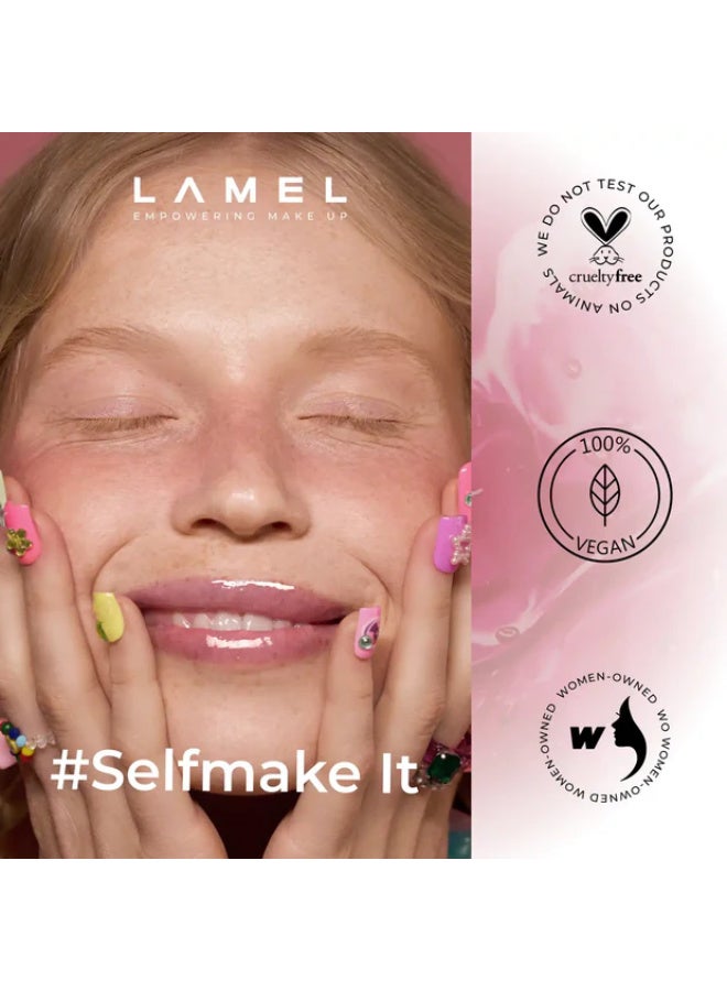 لاميل LET`S GLAZE Moisturizing lip oil №404 Chocolate Cookies - Image 5