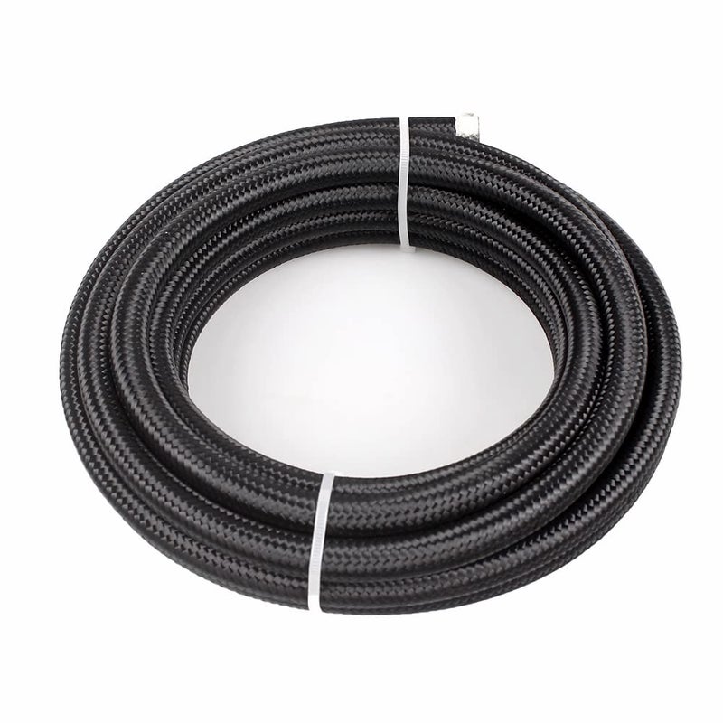 CHOIMOON AN6 Transmission Cooler Hose 6AN High Pressure Fuel Line Braided Hose For Marine Car Engine System Alcohol Nitro Fuel Transmission Clutch Power Steering Oil and Hydraulic 10 FT - Image 2