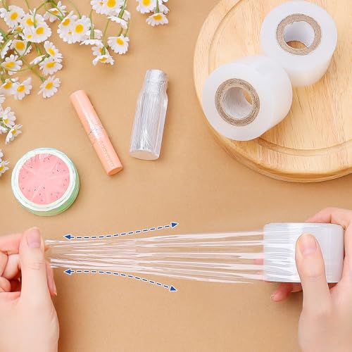 Addveyra Mini Stretch Wrap Film Unheated Shrink Wrap Roll for Bottles/Jars Seal Packing (2 PCS) - Image 3