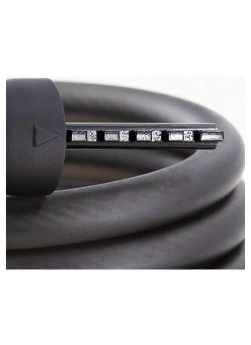 Bukela Locks, 5-digit combination cable lock for bikes and scooters, black, large  - Image 4