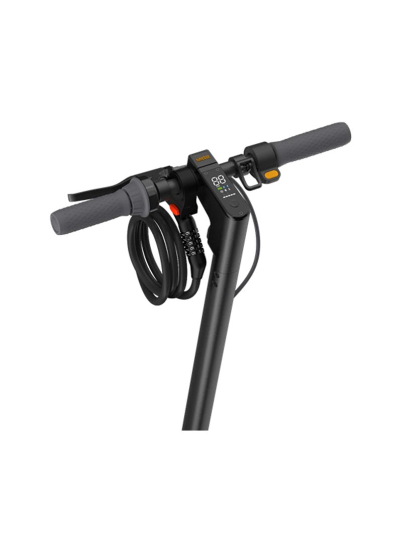 Bukela Locks, 5-digit combination cable lock for bikes and scooters, black, large  - Image 2