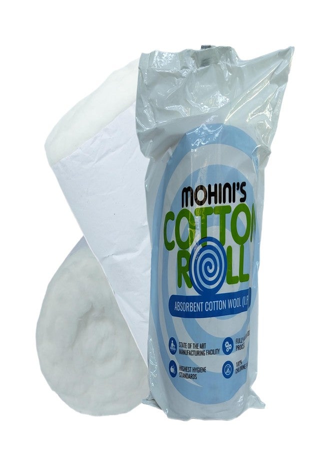 MOHINI 200 gm Absorbent Cotton Roll for Medical Use, Wipes & First Aid Kits - Premium Cotton Wool Roll for Knitting, Urine Absorbent Sheets, Tissue, Toilet, and Kitchen Roll (Pack of 3, 200 gm Each) - Image 2