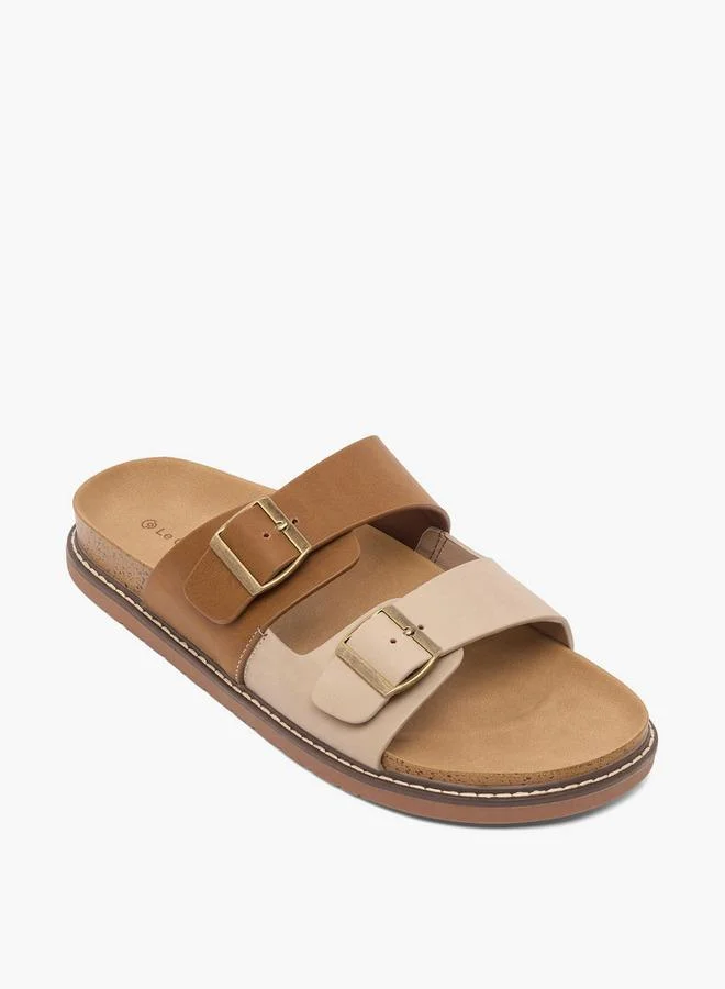 Le Confort Men Buckle Strap Comfort Sandals