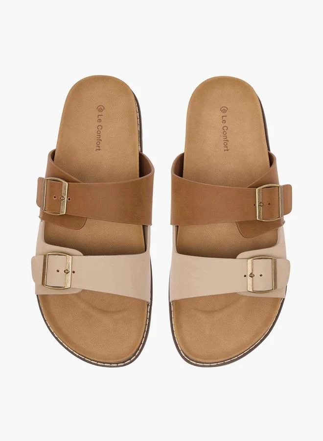 Le Confort Men Buckle Strap Comfort Sandals