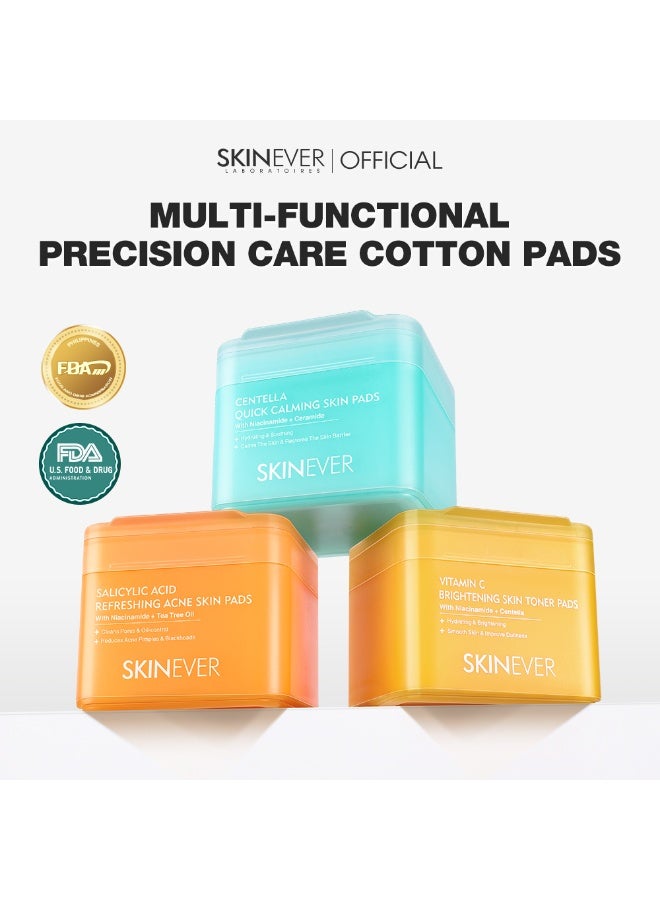 سكينيفر SKINEVER Centella Quick Relief Hydrating Toner Pads – Soothing & Moisturizing Cica Toner Pads for Sensitive Skin - Image 5